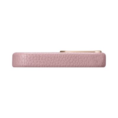 4. iCarer Litchi Premium Leather Case iPhone 14 Plus Magnetic Leather Case with MagSafe Pink (WMI14220711-PK)