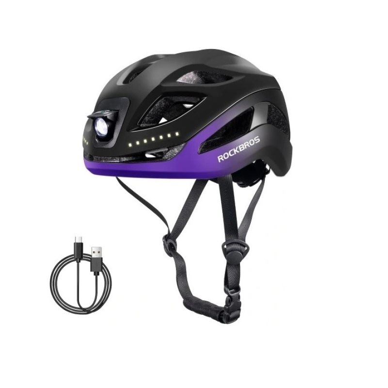 Rockbros bike helmet with USB light 10110035005