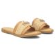 4. Women's beige beach flip-flops Filippo DK7899