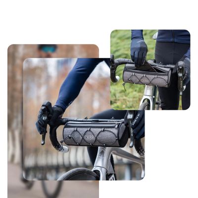 11. Rockbros TL002 ROAD TO SKY 1.5L Handlebar Bag Waterproof – Gray