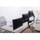 36. GEMBIRD ADJUSTABLE DESK ARM/MOUNT FOR 3 MONITORS 17-27, VESA 100X100MM, UP TO 7 KG