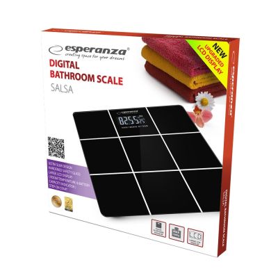5. Esperanza Salsa EBS004 Bathroom Scale (Black)