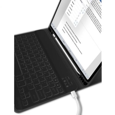 5. Tech-Protect SC Pen + Keyboard Case for iPad 10.9" 2022 - Black