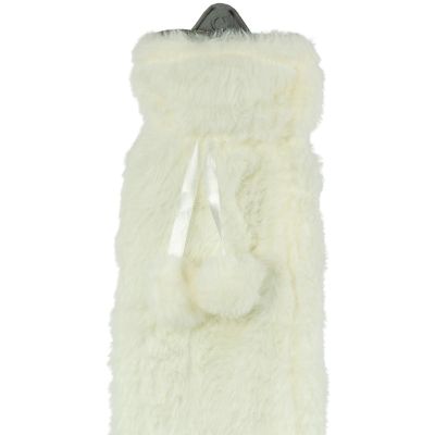 9. RUBBER HOT WATER BOTTLE IN ALPINA COVER 2L WHITE