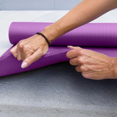 7. Wozinsky WNSP-15F Exercise Mat 183 x 61 x 1.5 cm Thick Gymnastic Mat for Yoga and Fitness - Purple