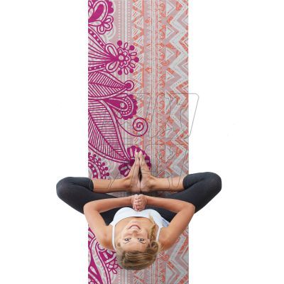 4. Yoga mat Gaiam Bohemian Rose 4 mm 63413