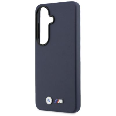 6. BMW M Metal Logo MagSafe Case for Samsung Galaxy S26 - Navy Blue
