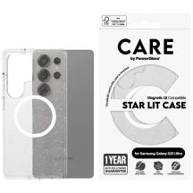 CARE by PanzerGlass Flagship Urban Combat StarLight White QI Case for Samsung Galaxy S25 Ultra - Transparent