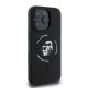 2. Karl Lagerfeld Silicone Karl&Choupette Heads Ring MagSafe Case for iPhone 16 Pro Max - Black