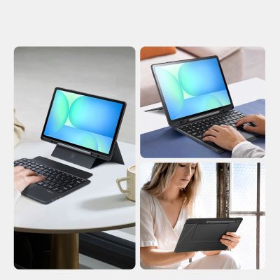 5. Dux Ducis (DK series) Keyboard Case for Samsung Tab S10 FE+ (Plus) - Black