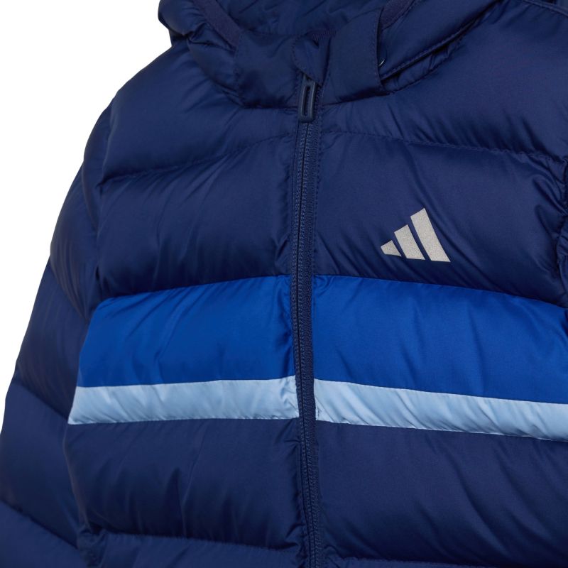 3. adidas Synthetic Down Navy Blue Kids Jacket JL7392