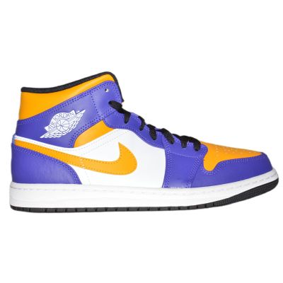 Air Jordan 1 MID Sneakers Los Angeles Lakers LA - DQ8426-517