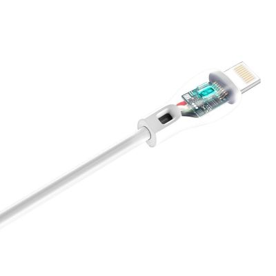 3. Dudao cable USB / Lightning cable 2.4A 1m white (L4L 1m white)