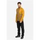 3. VIKING Birger Man Men's Brown and Yellow Zip-Up Hoodie, Size L