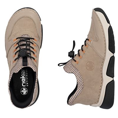 6. Rieker 45963-20 comfortable beige women's shoes
