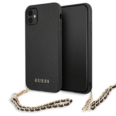 Guess Saffiano Chain case for iPhone 11 6.1" / Xr - black
