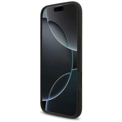 5. Guess Silicone Big 4G Script case for iPhone Air - black