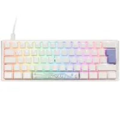 11. Ducky One 3 Mini Pure White Gaming Keyboard USB German White