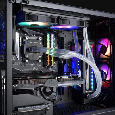 14. RAIJINTEK EOS 12 RBW ADD Motherboard, Processor Fan 12 cm Black, White 2 pcs.