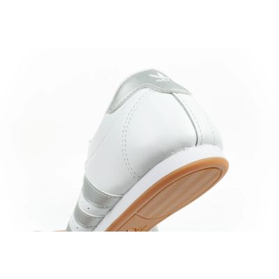 7. Adidas women's sports shoes Taekwondo Lace white fashionable leather