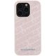 3. Karl Lagerfeld Quilted K Pattern case for iPhone 15 Pro Max - pink