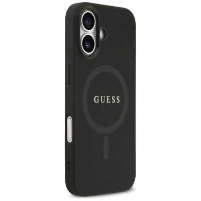 4. Guess Saffiano Classic Logo MagSafe case for iPhone 17 - black