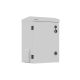 13. WALL-HUNG RACK CABINET 10" HERMETIC IP55 WALL/POLE MOUNTING 340X250X500 GRAY LANBERG (ASSEMBLED)