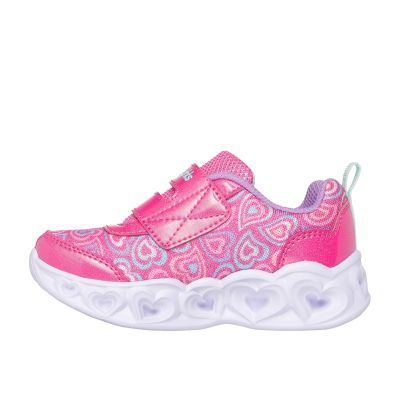 4. Skechers Kids' Casual Shoes HEART LIGHTS BOOGIE LAND 303258N HPMT