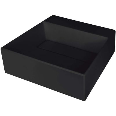 Granite countertop washbasin with space for a tap - with a cover