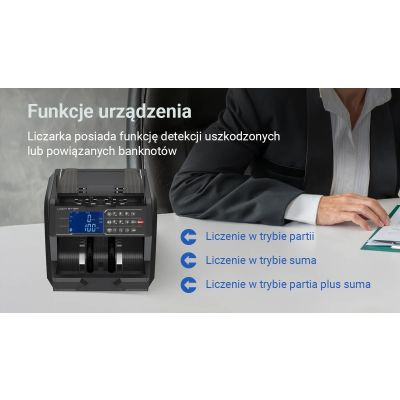13. Extralink LockStar MG X-600 UV, IR professional banknote counter