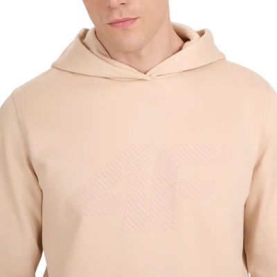 3. Men's sweatshirt 4F M1980 beige 4FWAW25TSWSM1980 83S