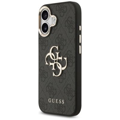 2. Guess 4G Big 4G Classic Logo Case for iPhone 17 - Black and Gold