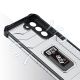 5. Crystal Ring Case tough hybrid cover + magnetic holder for Samsung Galaxy S22 + (S22 Plus) green