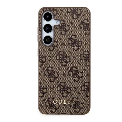 3. Guess 4G Metal Gold Logo case for Samsung Galaxy S24 - brown