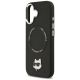 6. Karl Lagerfeld Choupette Pin MagSafe Case for iPhone 17 - Black
