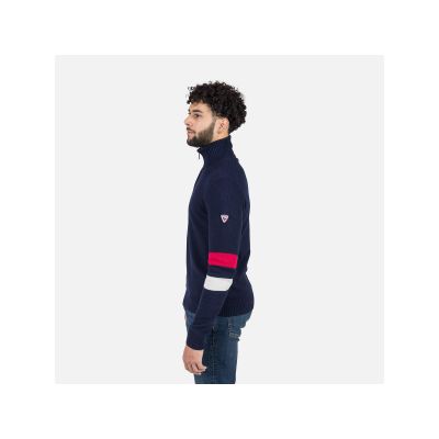 6. Rossignol Signature Hz Knit Navy Blue Sweater
