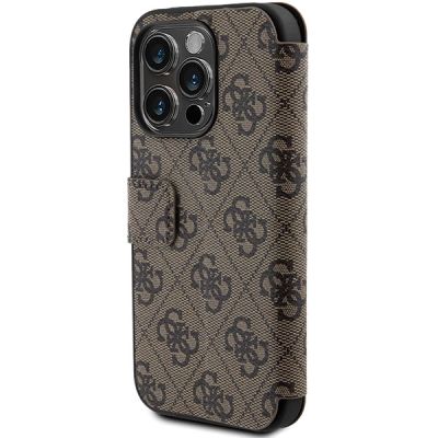 6. Guess 4G Metal Logo case for iPhone 15 Pro - brown