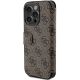 6. Guess 4G Metal Logo case for iPhone 15 Pro - brown