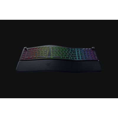 7. Razer Pro Type Ergo Keyboard Universal USB + RF Wireless + Bluetooth QWERTY US English Black