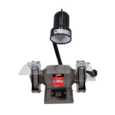 AWTOOLS bench grinder 150mm / 300W with lamp