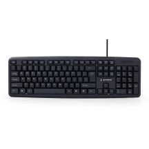 GEMBIRD KB-U-103 Keyboard (USB 2.0; (US); black)