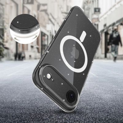 5. Tech-Protect FlexAir MagSafe Case for iPhone 17 Air - Clear Glitter