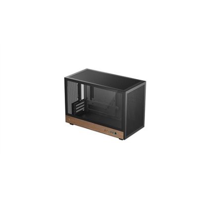 12. DeepCool CH260 WOOD Micro Tower Black, Wood