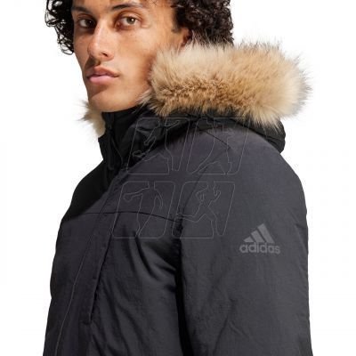 6. Adidas Parka Hooded Fur M IK0553 jacket