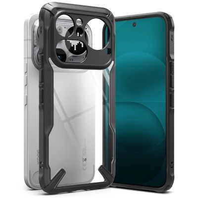 Ringke Fusion X case for Nothing Phone 4A Pro - transparent and black