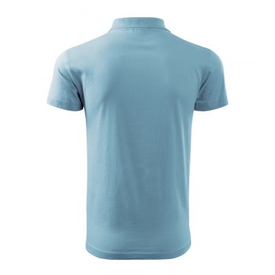 8. Malfini Single J. M MLI-20215 blue polo shirt