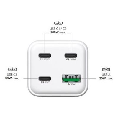 4. MediaRange MRMA124 Mobile Charger Laptop, Smartphone, Tablet White AC Fast Charging Internal