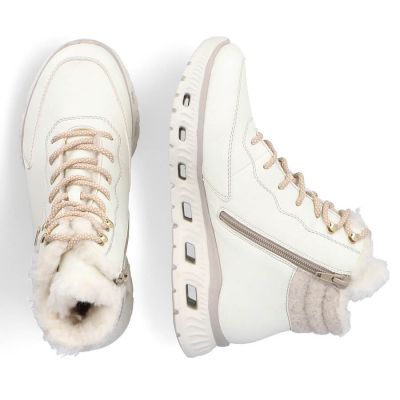 13. Rieker W RKR720 insulated sports boots, white