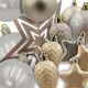3. DECORATIVE PLASTIC BAUBLE SAFE 40 PCS CREAM MICA