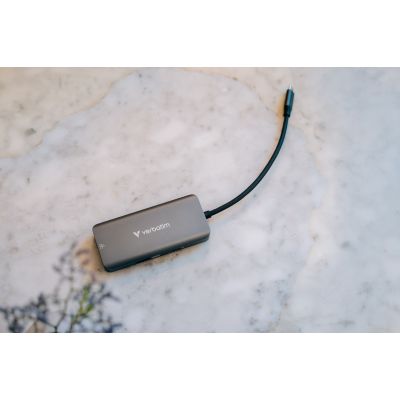 6. Verbatim 32157 USB 3.2 Gen 1 (3.1 Gen 1) Type-C Hubs and Hubs 5000 Mbit/s Gray